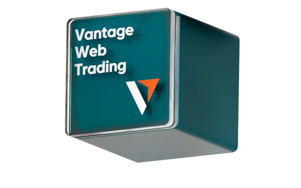 Cantage Web Trading platform on a browser