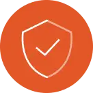 Secure access shield icon